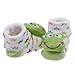 YueLian Baby Newborn Indoor Slipper Socks Frog Booties 2.7''