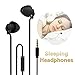 Unitnen Sleeping Headphones - Ultra Soft Comfortable Noise Reduction Sleep Earplugs Earbuds with Mic for Light Sleeper, Insomnia, Snoring, Travel, Office Rest