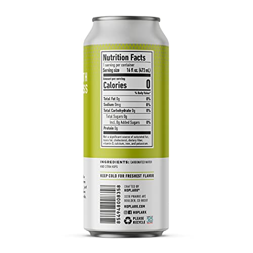 HOPLARK Water Citra Sparkling Hop Water Organic, Gluten Free