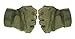 Eforcase Outdoor Sports Military Half-finger Fingerless Tactical Airsoft Hunting Riding Cycling Gloves Black Green Camel Available (Army Green, Size M)