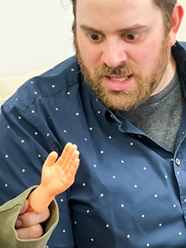 DR DINGUS Tiny Hands (1 Pair - Original) - Original Little Small Mini Hand Stick Puppet - Make Anyone Laugh - Pocket Sized Hilarity and Big Laughs - TikTok Famous - Friend & Family Fun
