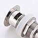 KES Bathroom Sink Drain with Overflow Vessel Sink Lavatory Vanity Pop Up Drain Stopper Brushed Nickel, S2007A-BN