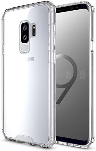 Galaxy S9 Plus Case, URMax [Air Hybrid] Ultra Thin Shockproof [Crystal Clear] Back Protective Case + TPU Bumper Cover for Samsung Galaxy S9 Plus - (Clear)
