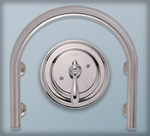 Safety Assist U-Shaped Stainless Steel Grab Bar, Satin Nickel