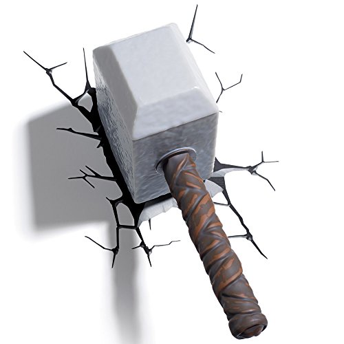 3DLightFX Marvel Avengers Thor Hammer 3D Deco Light Tools & Home Improvement, Lighting & Ceiling Fans, Wall Lights
