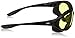 Uvex by Honeywell by Seismic Black Frame, Amber Lens, Uvextra Anti-fog S0602X