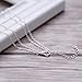 Asooll Boho Turquoise Necklace Bar Layer Necklace Silver Blue Beaded Water Drop Necklace Chain Beach Jewelry for Women and Girls