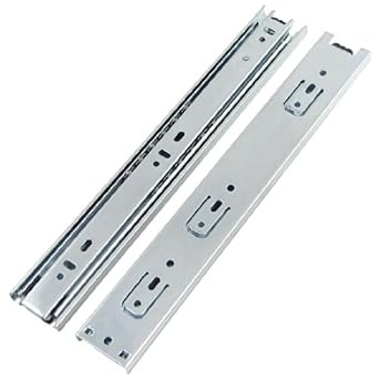 Uxcell Pair 11 Inches Full Extension Ball Bearing Telescopic