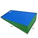 Greatgymats Large Folding Incline Mat Gymnastics Cheese Wedge Tumbling Play Gym Mats for Kids,60