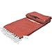 Open Road Goods Red Earth/Burnt Orange Yoga Blanket - Thick Mexican Thunderbird Blanket - Handmade and Made for Yoga!