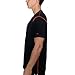 Woolx Men's Basix Tee, Black Tangerine, Large