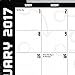 Turner Licensing Sport 2017 Oakland Raiders Desk Pad Calendar, 22