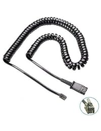 truvoice hd-550 Deluxe Doble Oreja cancelación de ruido Oficina Centro de llamadas Auricular con micrófono con u10p Bottom Cable funciona con Mitel, Nortel, Avaya Digital, Polycom VVX, shoretel, Aastra + Muchas Más
