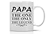 Papa The Man The Legend - Funny Dad Mug - 11OZ Coffee Mug - Perfect Gift for Father's Day - Mugs For Men Funny Father Mug - Crazy Bros Mugs