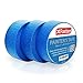 XFasten Professional Blue Painters Tape 2 Inch x 60 Yards (3-Pack) Bulk Blue Masking Tape for Painting Walls | Residue-Free