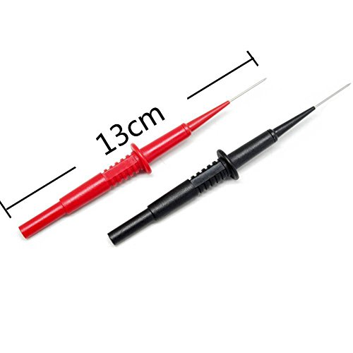 TestHelper TH-21-KIT Electronic Specialties Test Lead Kit For Multimeter Meter,Fork,Crocodile Alligator Clip Clamp,Hook,Piercing,Flexible Probe,Stackable 4mm Banana,Lantern Probe,Pincer,Adaptor - Thumbnail 7