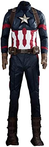 Mens Captain Cosplay Costume Halloween Adult Super Outfits