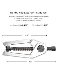 Orion Motor Tech Kit de herramientas de servicio de extremo delantero de barra de acoplamiento, separador de brazo y separador de bolas Pitman, 5 piezas.