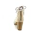 BESTON DB27 Women's Lace up Stacked Heel Peep Toe Ankle Booties Sandals