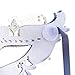 Coxeer Laser Cut Metal Lady Masquerade Halloween Mardi Gras Party Mask (Gold & Black)