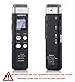 EVISTR 16GB Digital Voice Recorder with Playback - Portable Recorders for Lectures Sound Audio Recording Device Dictaphone
