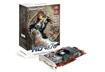 PowerColor ATI Radeon HD4870 Grafikkarte (PCI-e, 512MB GDDR5 Speicher, Dual DVI, TV-Out, 1 GPU) Lite Retail