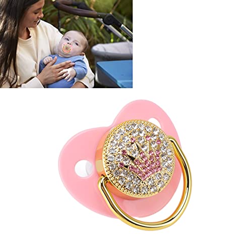 Baby Pacifier Symmetrical One Piece Design Nipple Shape Helps Promote