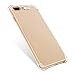 Appoi Incoming Flash Case For iPhone 8 plus LED Flash Light Up Incoming Call Silicon Back Cover Slim Phone Case 5.5inch (Gold)