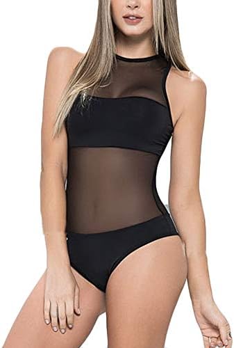 MmNote 1PC Fashion Women Sexy Lingerie Sleeveless Siamese Bodysuit Black Underwear