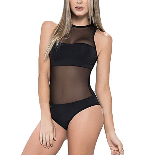 MmNote 1PC Fashion Women Sexy Lingerie Sleeveless Siamese Bodysuit Black Underwear