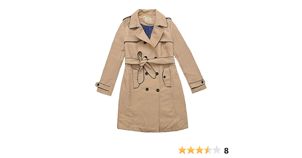 Roosevelt Abrigo Mujer Khaki CH RS26FWWCOT075 : Amazon.com.mx: Ropa,  Zapatos y Accesorios