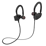 Fozento Bluetooth Headphones,Wireless Bluetooth V4.2 Sport Head phones,Noise Cancelling Earphones and Lightweight IPX5 Sweatproof Headsets with Built-in Microphone for Running