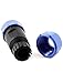 uxcell US-SA-AJD-45498 21mm Thread 2P Cable Gland Connector Aviation + Waterproof Cap