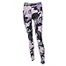 Women Camouflage Sports Yoga Workout Gym Fitness Exercise Athletic Legging Pants (L, Pink)