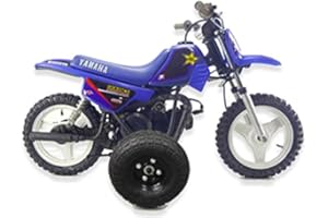 BYP_MFG_INC Dirt Bike Training Wheels - Yamaha PW50 Training Wheels - PW 50 - Fast and Easy Install! Made in Michigan.