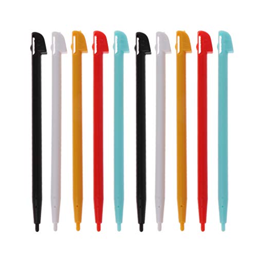 Junlinto,10Pcs Stylish Color Touch Stylus Pen for Nintendo Wii U WIIU Gamepad Console
