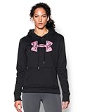 Under Armour Women's Storm Armour Fleece Printed Big Logo Hoodie, Black (002), Medium
