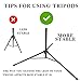 iPad Tripod Stand, LetsRun Height Adjustable Foldable Floor Tablet Tripod Stand for iPad Mini, iPad Air, iPad 1,2,3,4 and All 8-12 Inch Tablets, Carrying Case and Phone Stand as Gifts
