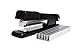 Classic Black Stapler, 25 Sheet Capacity, Jam Free Design with Full Size 210 Staple Storage, Black Metal, 3 Pack with 6000 1/4'' Staples Included