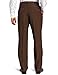 Savane Men's Pleated Select Edition Crosshatch Dress Pant, Twig, 40W x 32L
