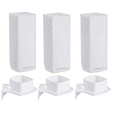 Koroao Wall Mount Holder for Linksys Velop Tri-Band Whole Home WiFi Mesh System, Linksys WHW0303 Velop Mesh Router (3PACK)