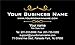 Simple Custom Premium Business Cards, 500pcs Printing, Full color 2sides - Black front-White back, 16pt Cover Stock (350gsm-Thick paper), Made in The USA