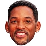 Will Smith Celebrity Mask, Card Face and Fancy Dress Mask