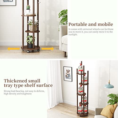 KuFuWood Plant Stands, 5 Tier 5 Potted Indoor Plant Shelf, Indoor and