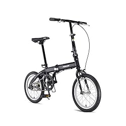 GDZFY Adults Single Speed Folding Bike,16in Mini