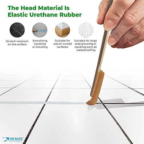 JMIBASIC Grout Caulk Finishing Tool Assorted 4 Size Sets Smooth