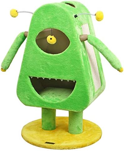 キャットタワー 猫 おもちゃ 猫クライミングフレームかわいい猫ハウス快適な猫ツリータワーペット活動センターフォーシーズンズユニバーサル 正規品スーパーsale 店内全品キャンペーン うずき0521 Green Color