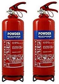 Powder Fire Extinguisher - 2KG ABC Dry Powder Extinguisher FireShield PRO (Twо Расk)