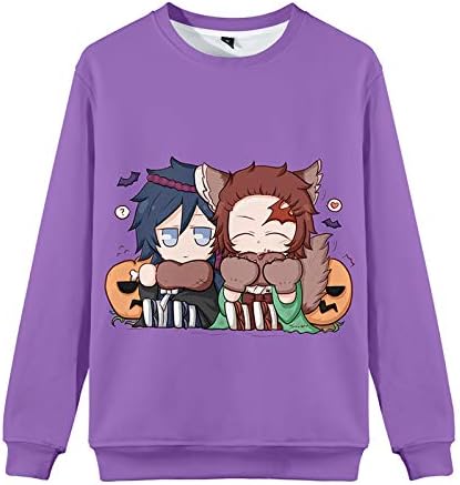 Kondun 鬼滅の刃 パーカー 子供 プルオーバー 長袖 キッズ 男の子 女の子 カジュアルスポーツ 鬼滅の刃 グッズ 無一郎 炭治郎 禰豆子 錆兎 真菰 善逸 かわいい 服 誕生日 プレゼント ファッション 男女兼用 3dプリント服 Cherrystates Com