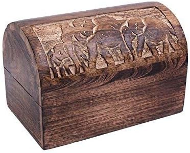 wooden elephant toy box